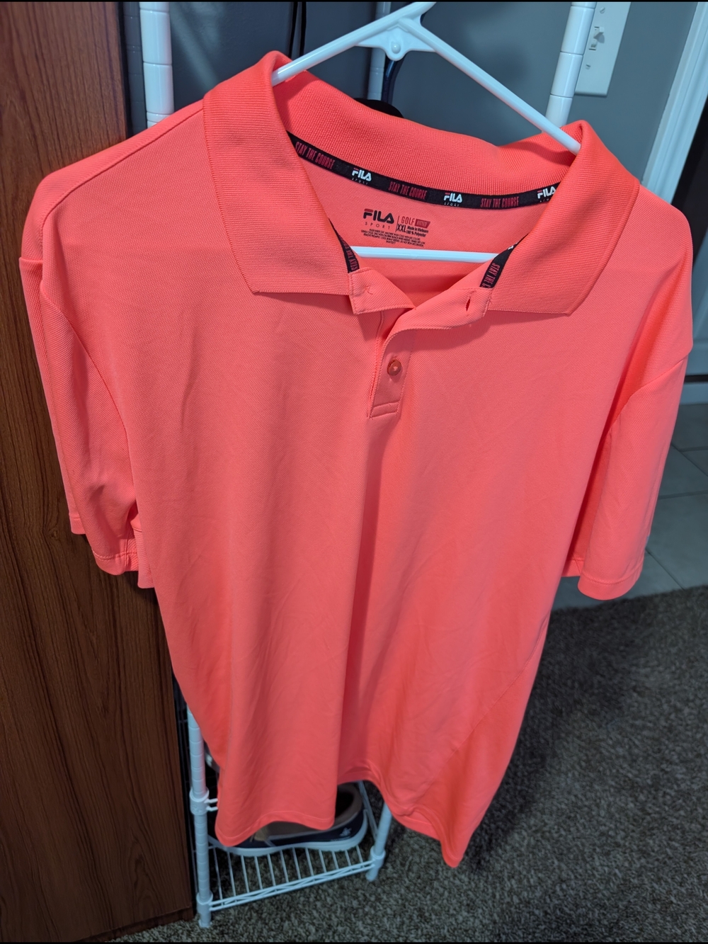 FILA Women's Coral Polo Top